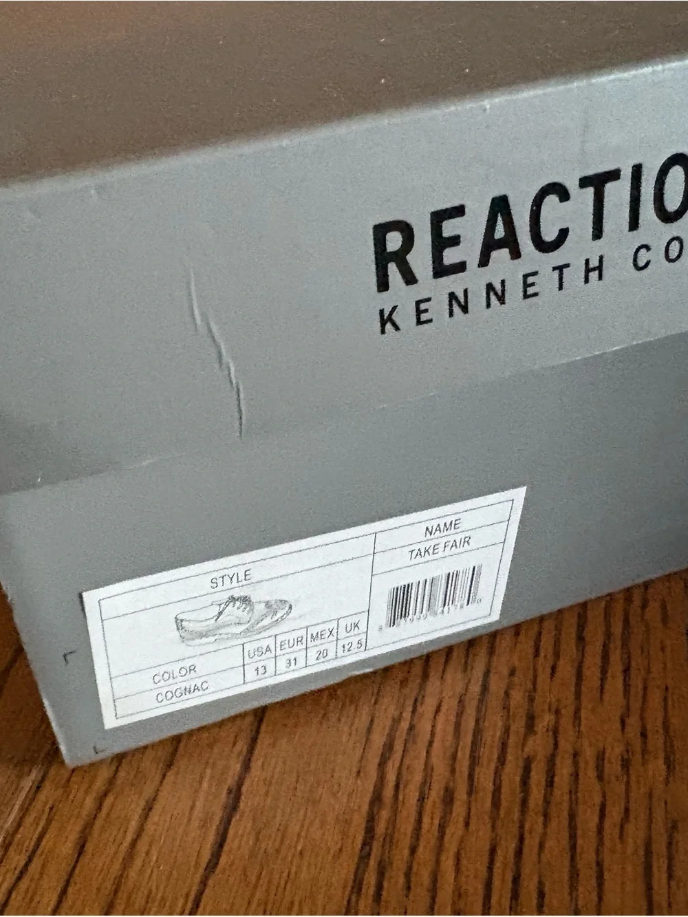Reaction Kenneth Cole Boys Two-Tone Brown and Tan Wingtip Dress Shoes